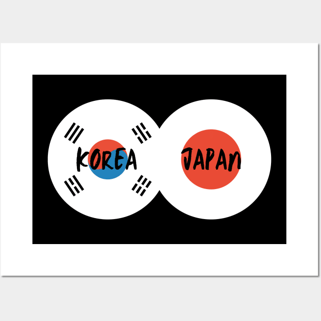 Korean Japanese - Korea, Japan Wall Art by The Korean Rage